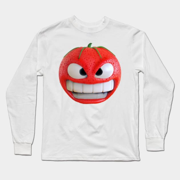 Tomato Face Long Sleeve T-Shirt by Latent29